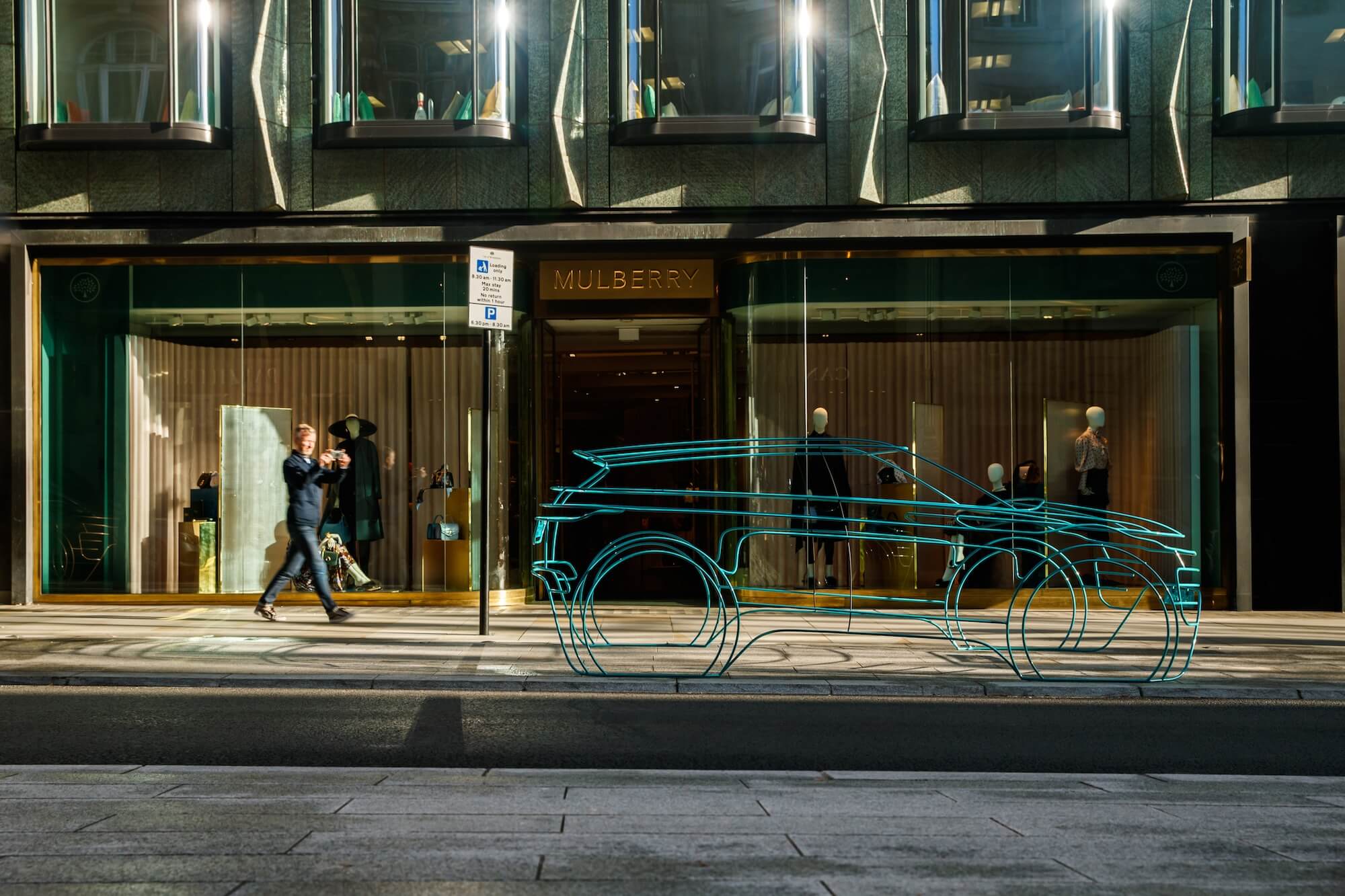 Land Rover Teases The Next-Gen Evoque With Wire-frame Sculpture Land Rover Teases The Next-Gen Evoque With Wire-frame Sculpture