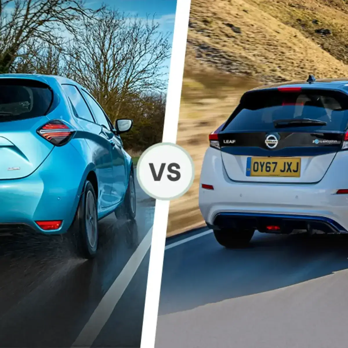 Renault zoe nissan leaf hotsell