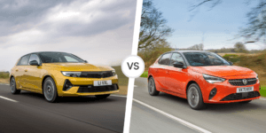 Vauxhall Astra vs Vauxhall Corsa: Comparing the latest versions of these popular superminis.